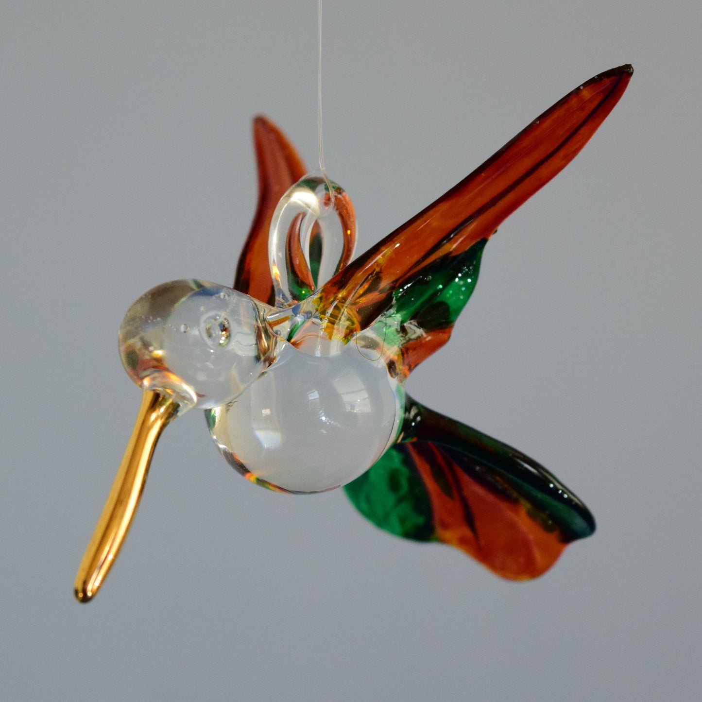 Orange and Green Prism Hummingbird