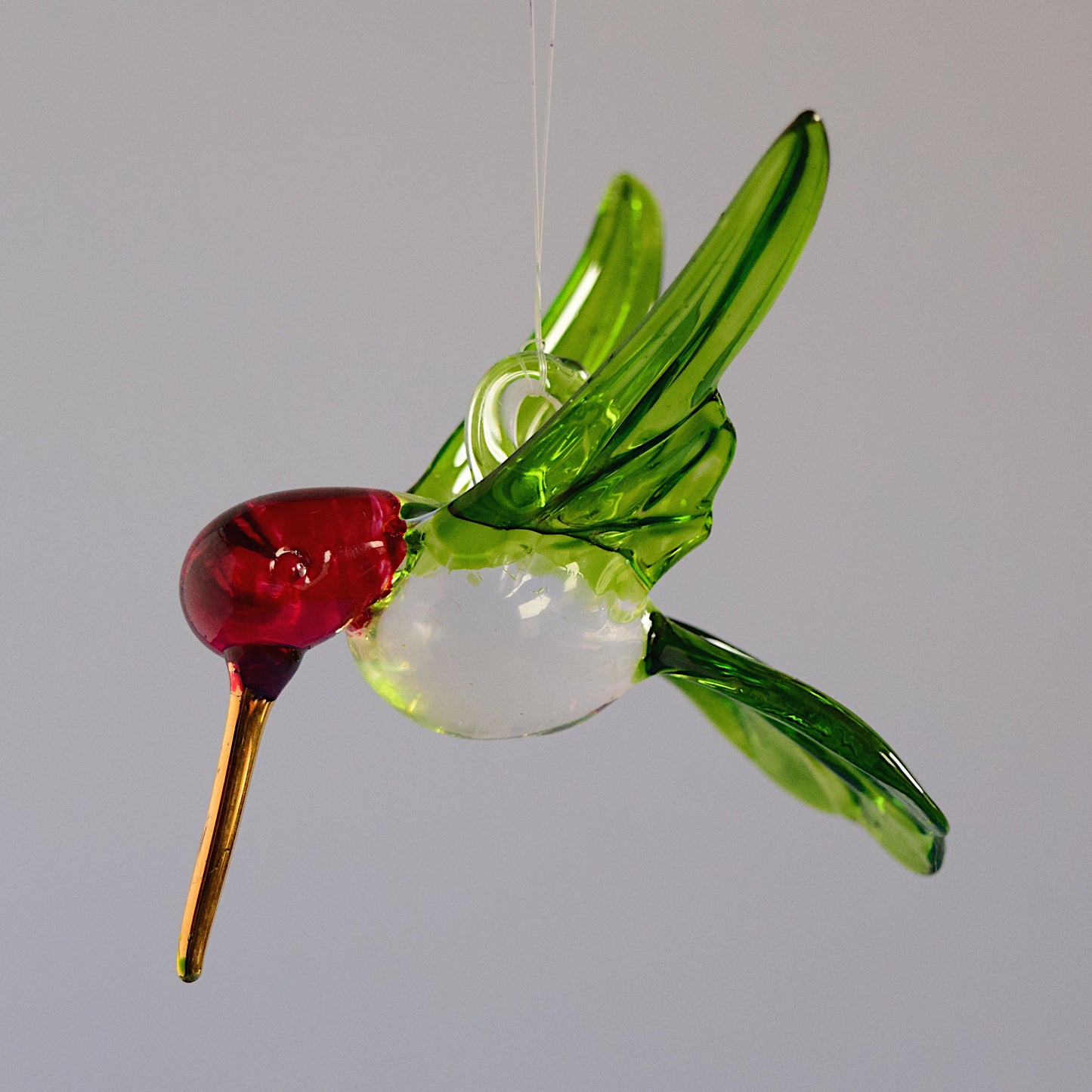 Small Red Head Hummingbird