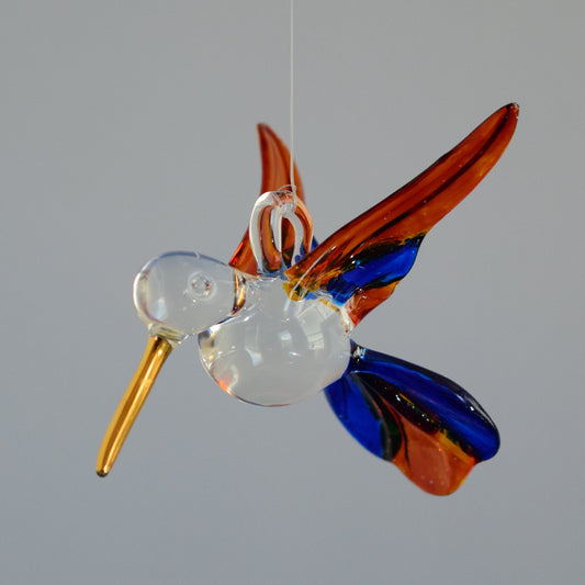 Orange and Blue Prism Hummingbird