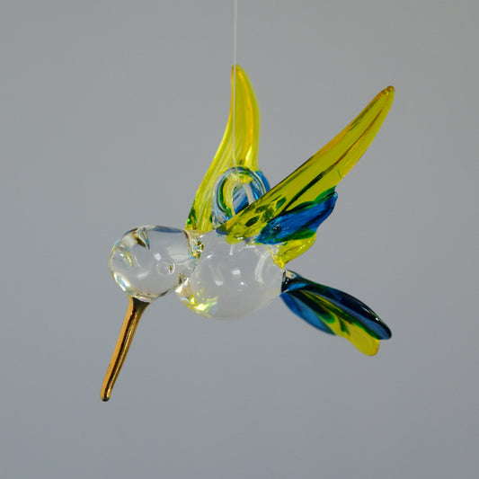 Yellow and Blue Prism Hummingbird