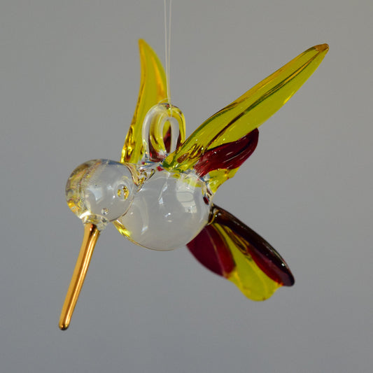 Yellow and Red Prism Hummingbird